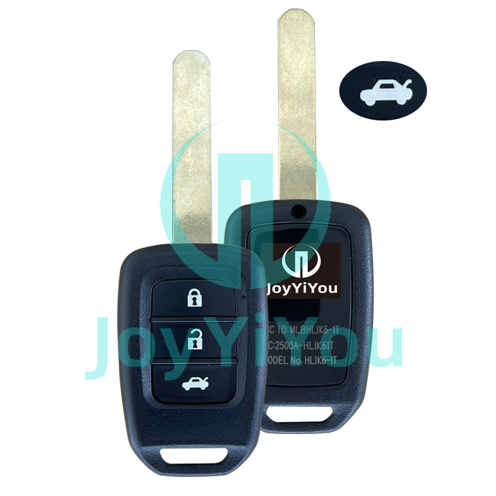 3Button-Trunk Remote Key Shell For HON HON66 Blade