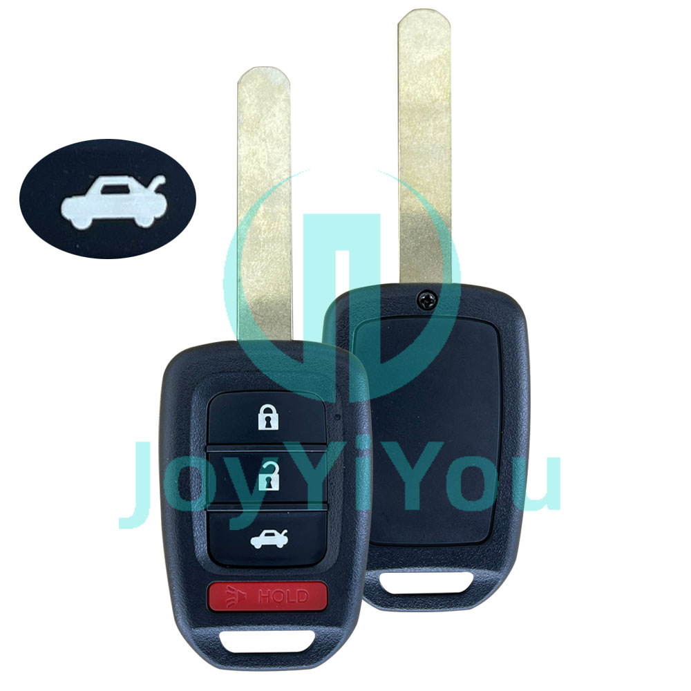 3+1Button-Trunk Remote Key Shell For HON HON66 Blade（Without Logo）