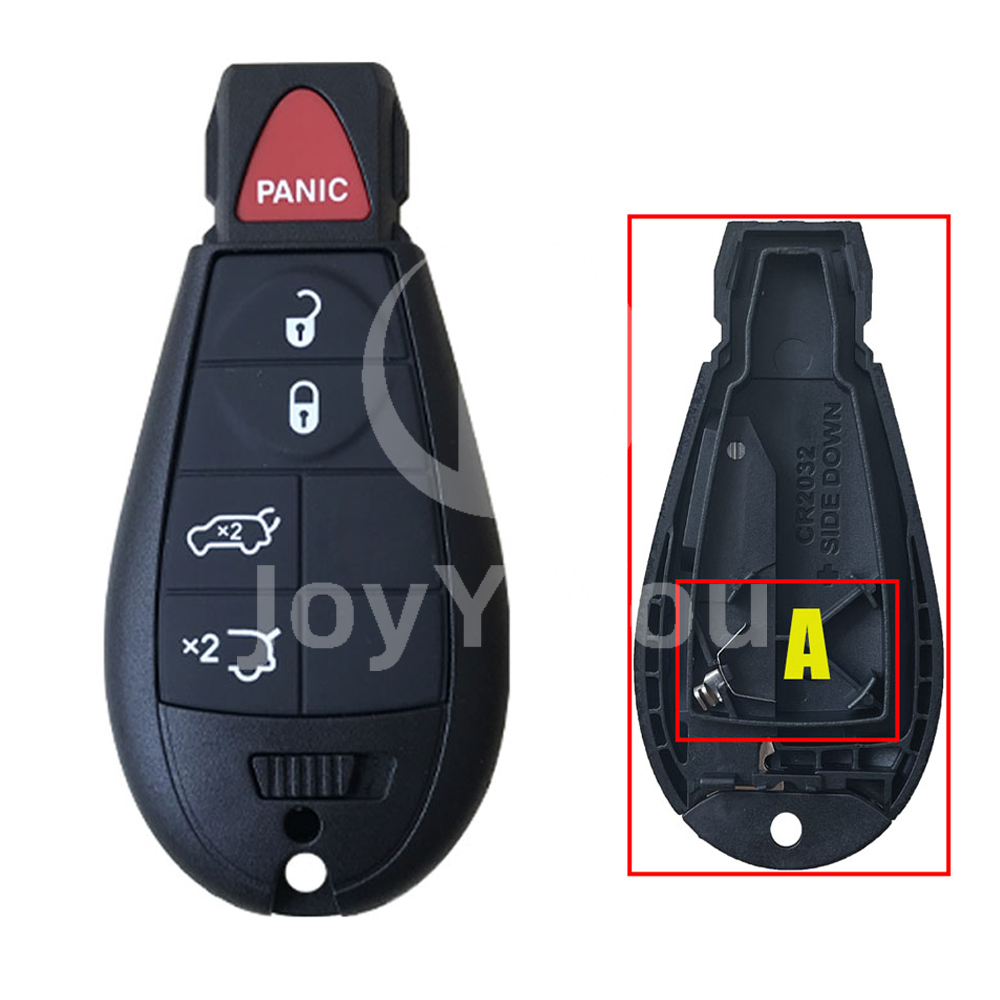 5 Button FOBIK Cover Without Battery Door For Chrysler（Without Logo）