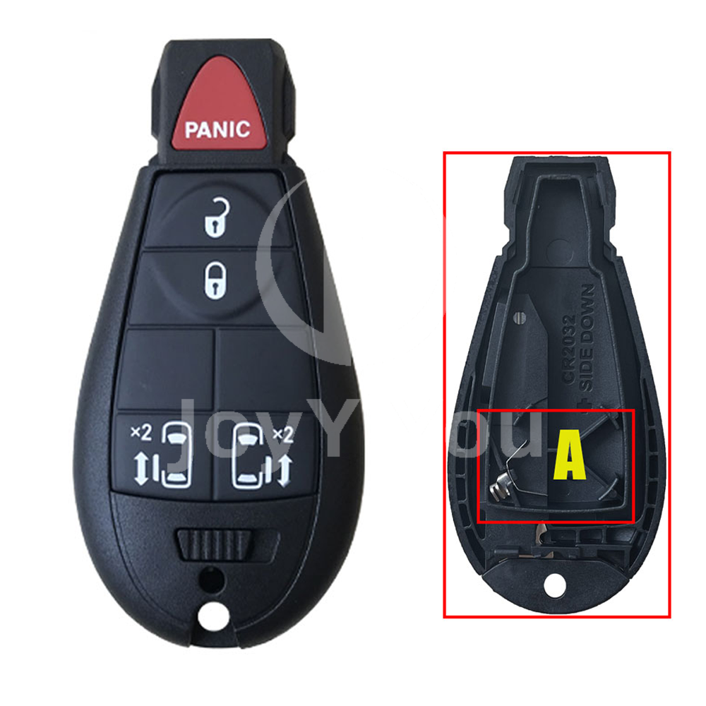 4+1Button FOBIK Cover Without Battery Door For Chrysler（Without Logo）