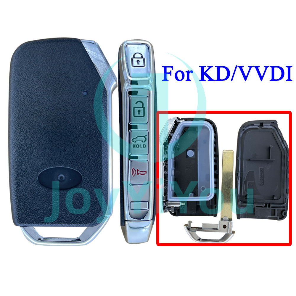 3+1Button-Hatch Smart Key Shell For VVDI XZKA82EN PCB