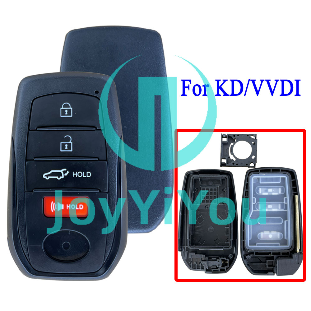 3+1Button-Hatch Smart Key Shell For VVDI XSTO01EN PCB